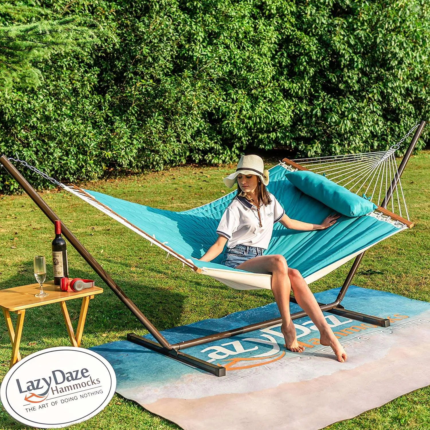 12 FT Large Double Quilted Hammock