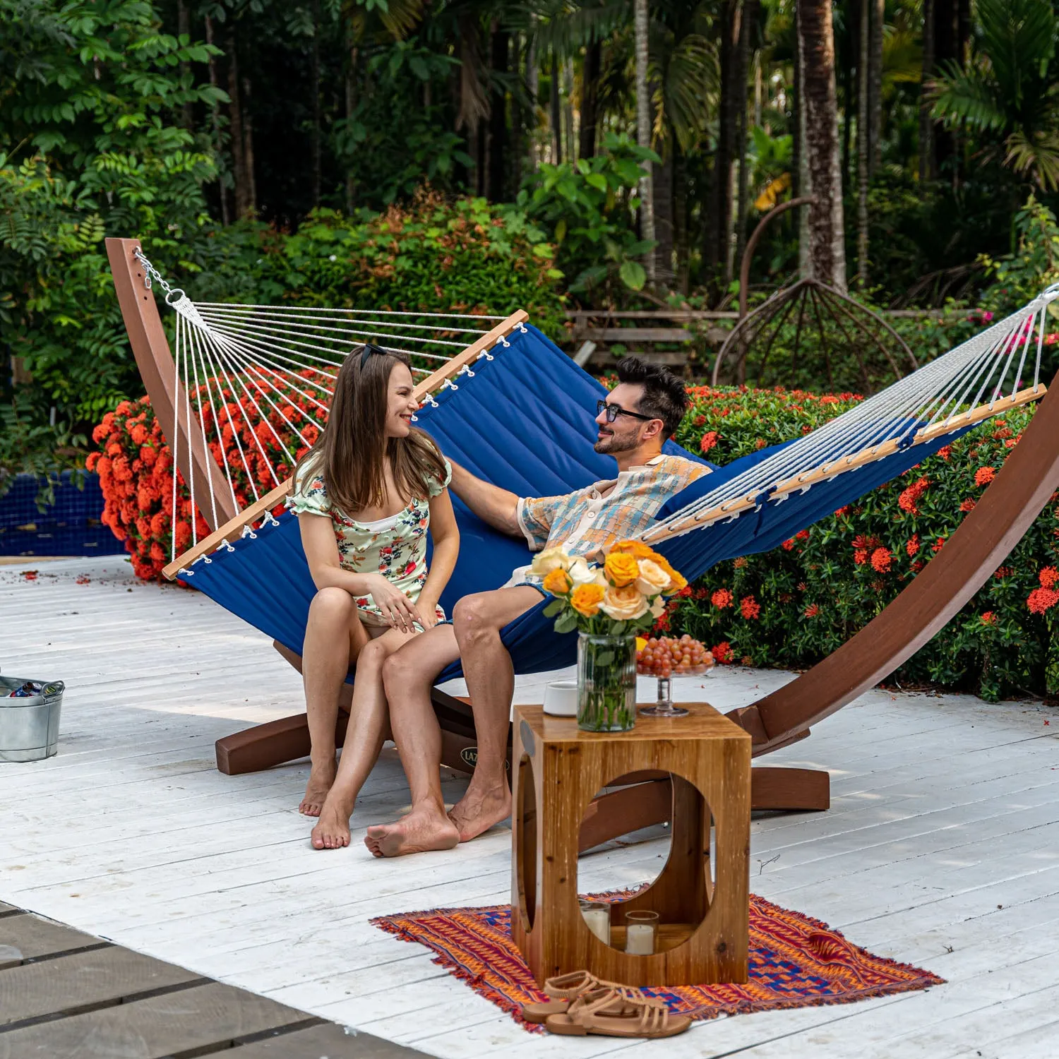 12 FT Large Double Quilted Hammock