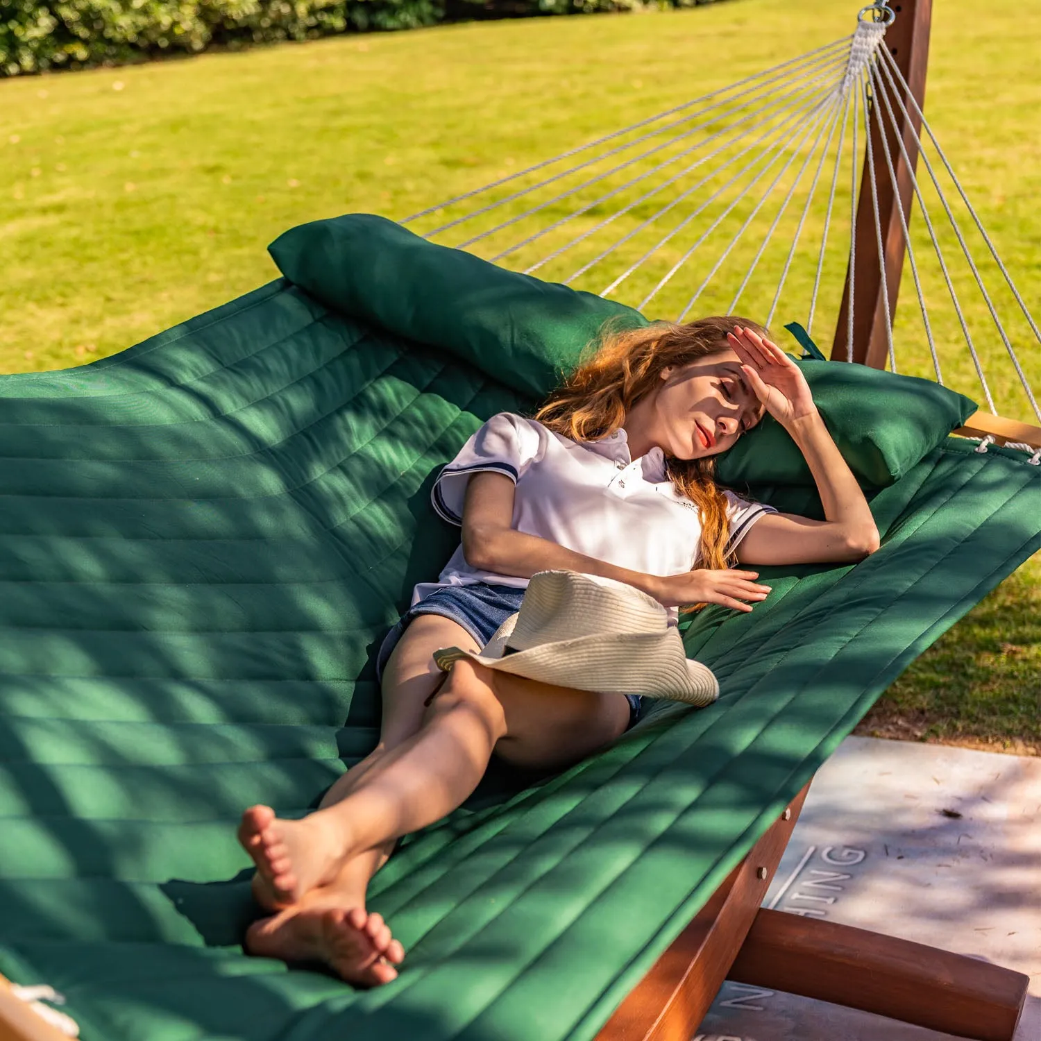 12 FT Large Double Quilted Hammock