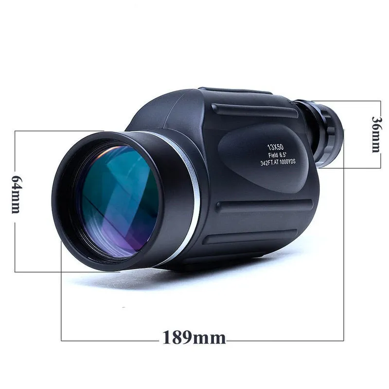 13x50 High Magnification Monocular / Spotting Scope (Nitrogen Purged / Waterproof) Stealth Angel Survival