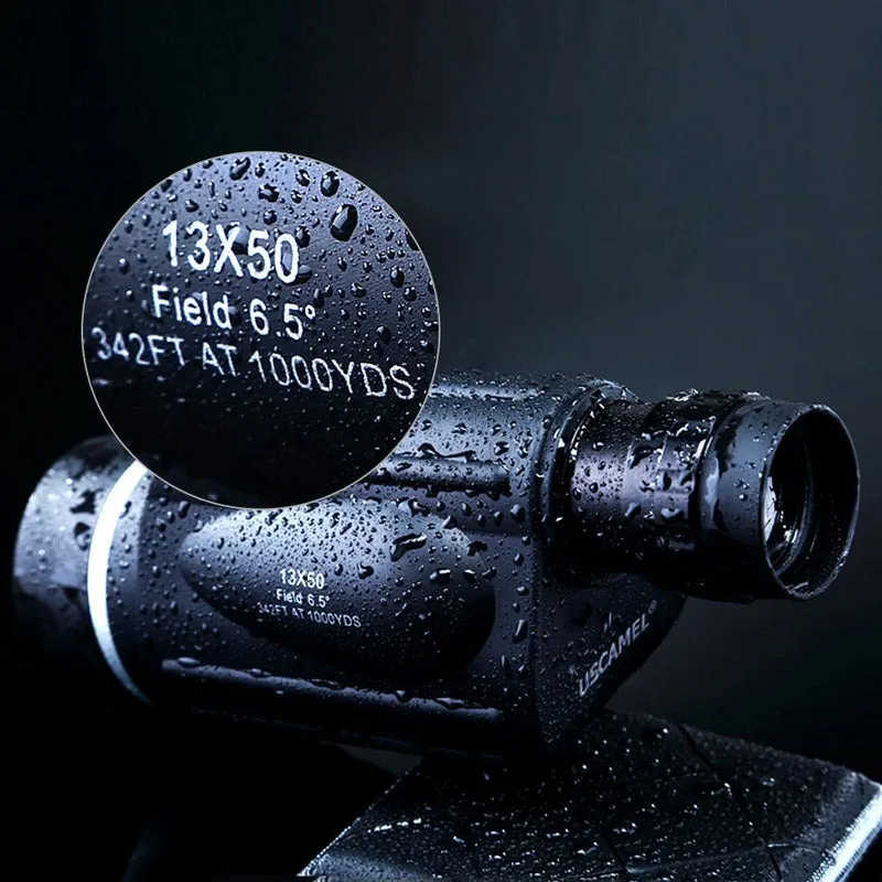 13x50 High Magnification Monocular / Spotting Scope (Nitrogen Purged / Waterproof) Stealth Angel Survival