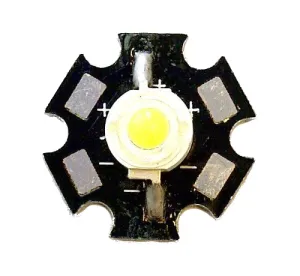 1W Power LED Star Warm White