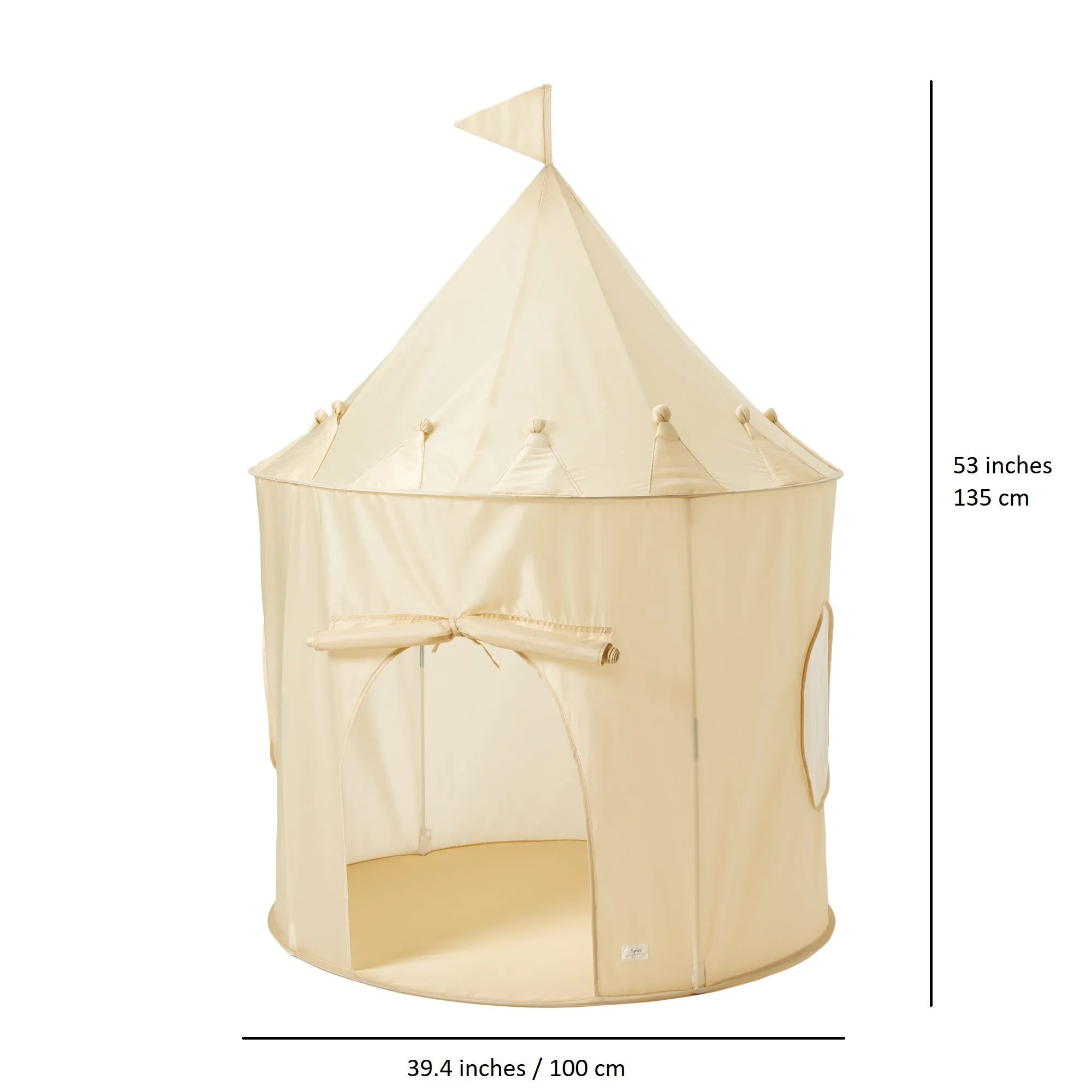 3 Sprouts Speeltent Castle Beige