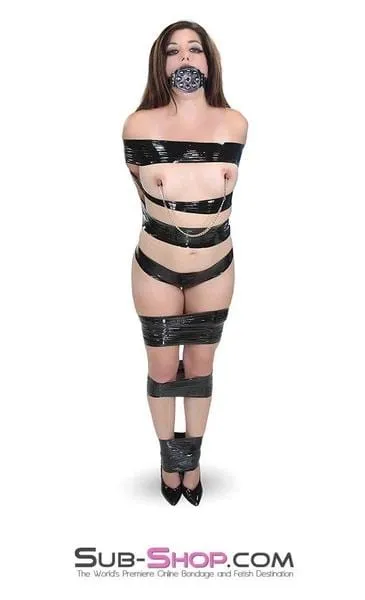 5742A      1,000 ft. Erotic Bondage Fantasy Wrap, Black