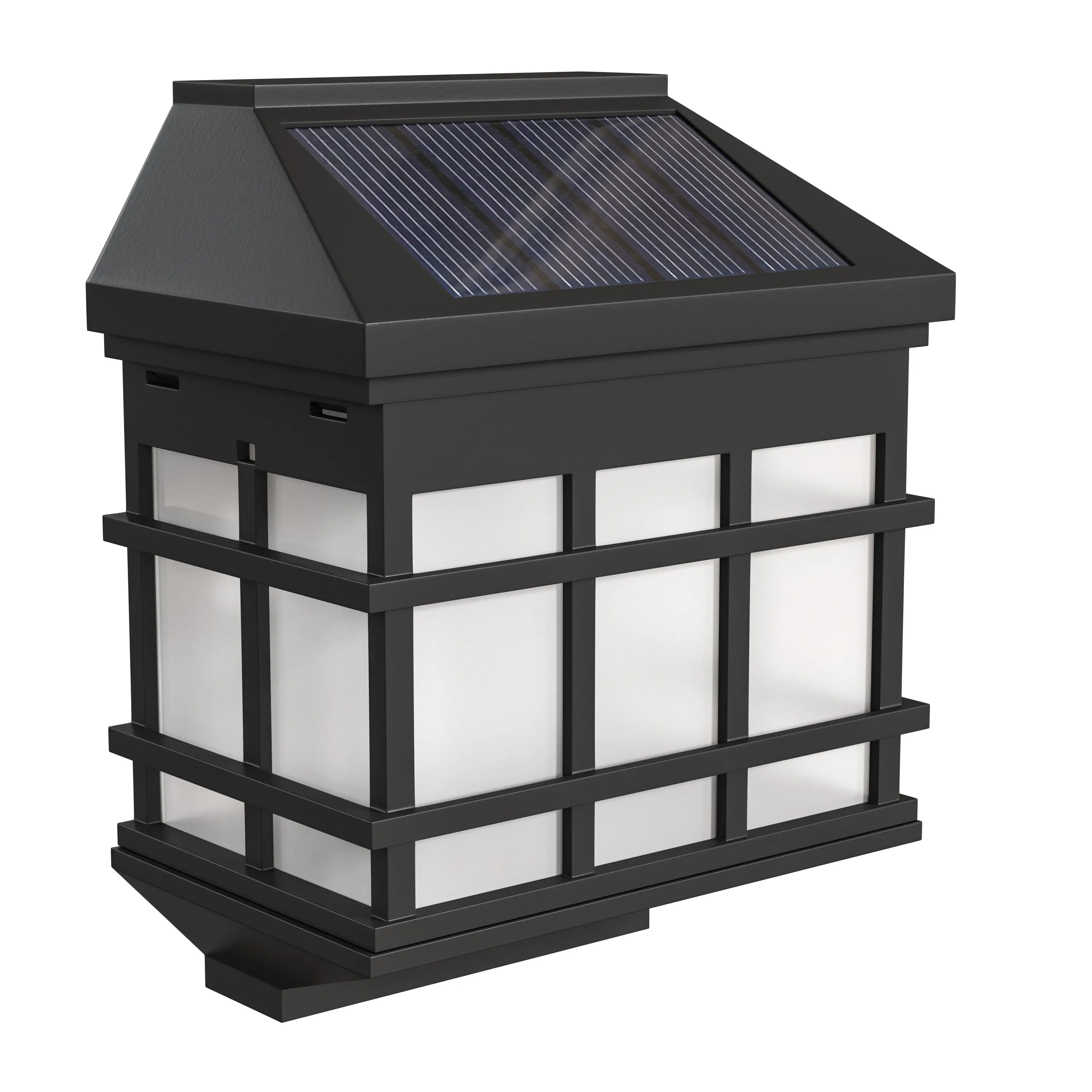 6 Pack Black Solar Deck Lights DN-SL108-6-BK-GG