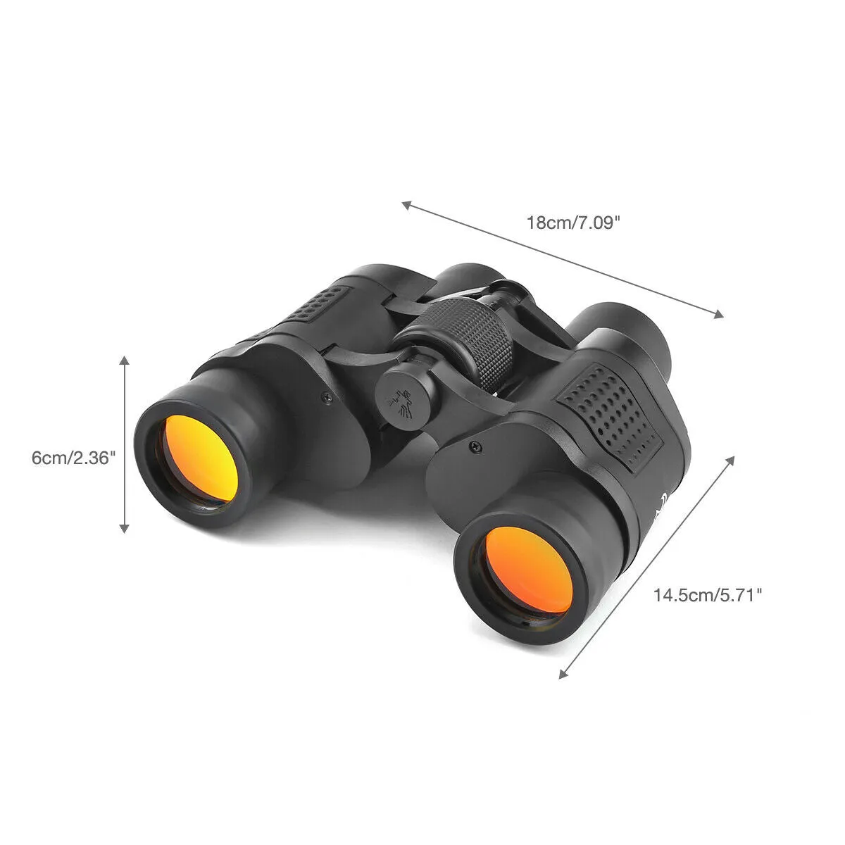 60x60 High Power Binoculars With Coordinates Portable Telescope