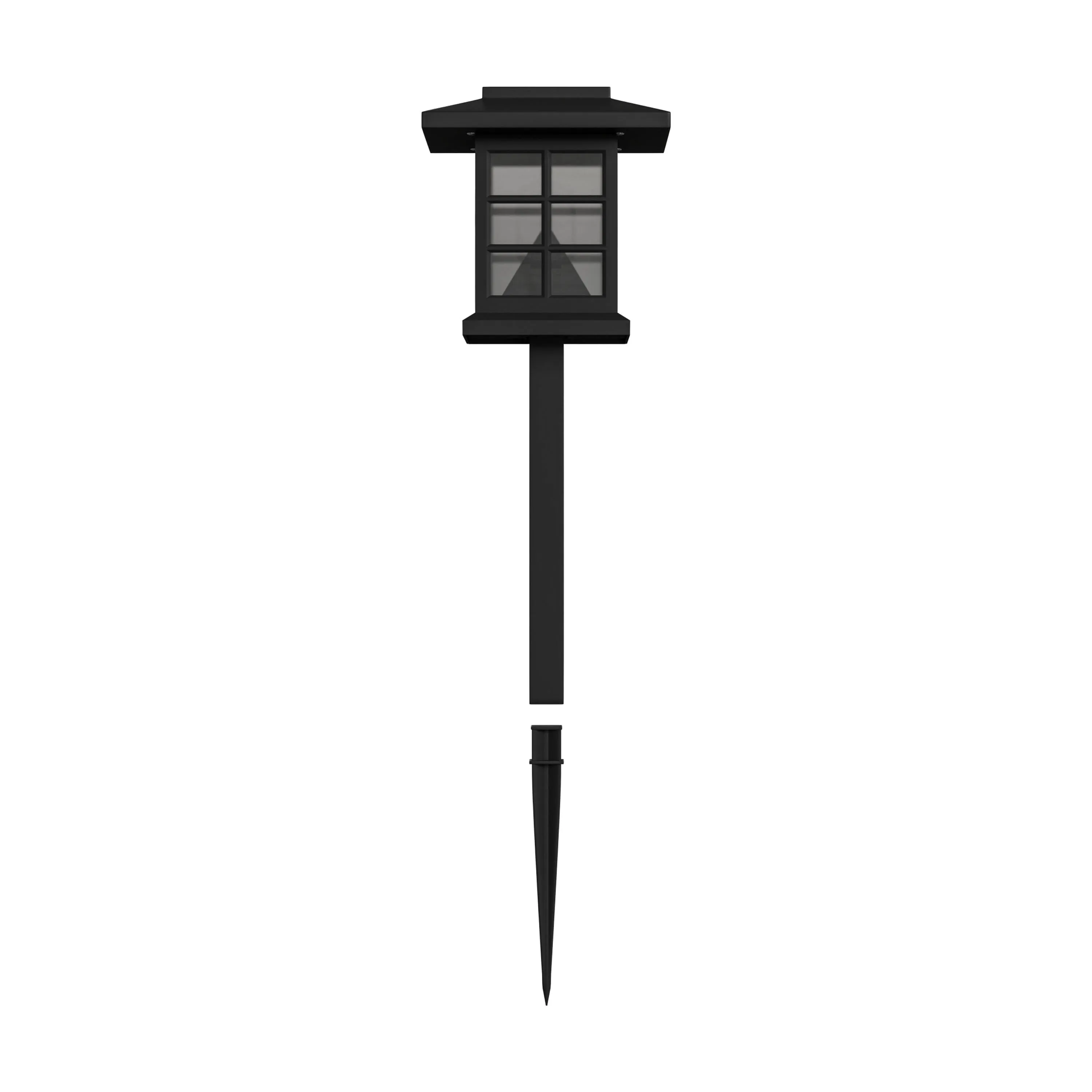 8PK Black Lantern Solar Lights DN-SL106-8-BK-GG