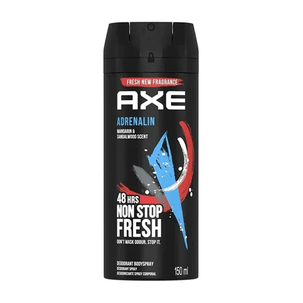 AXE ADRENALIN DEODORANT BODY SPRAY 150ML