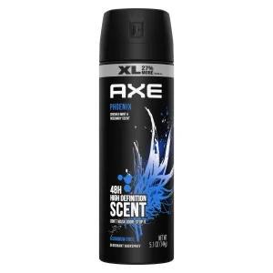 Axe Phoenix Fresh Body Spray Deodorant for Men, 5.1 oz (2 Pack)