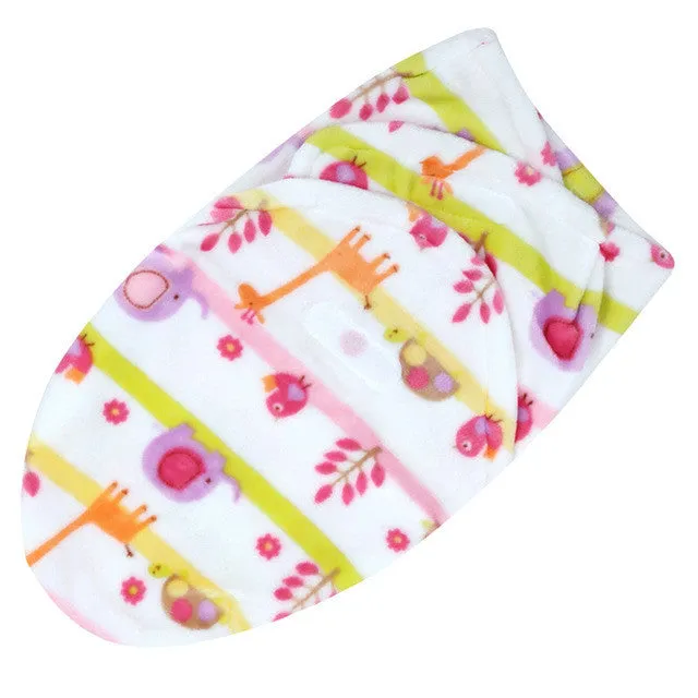 Baby Swaddle Wrap Polar Fleece Fabric Envelopes Soft Blanket Swaddling Baby Sleepsack Sleeping Bag Swaddleme Infant Bedding