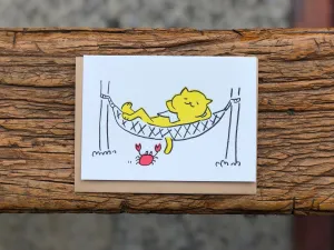 Cat Hammock Card