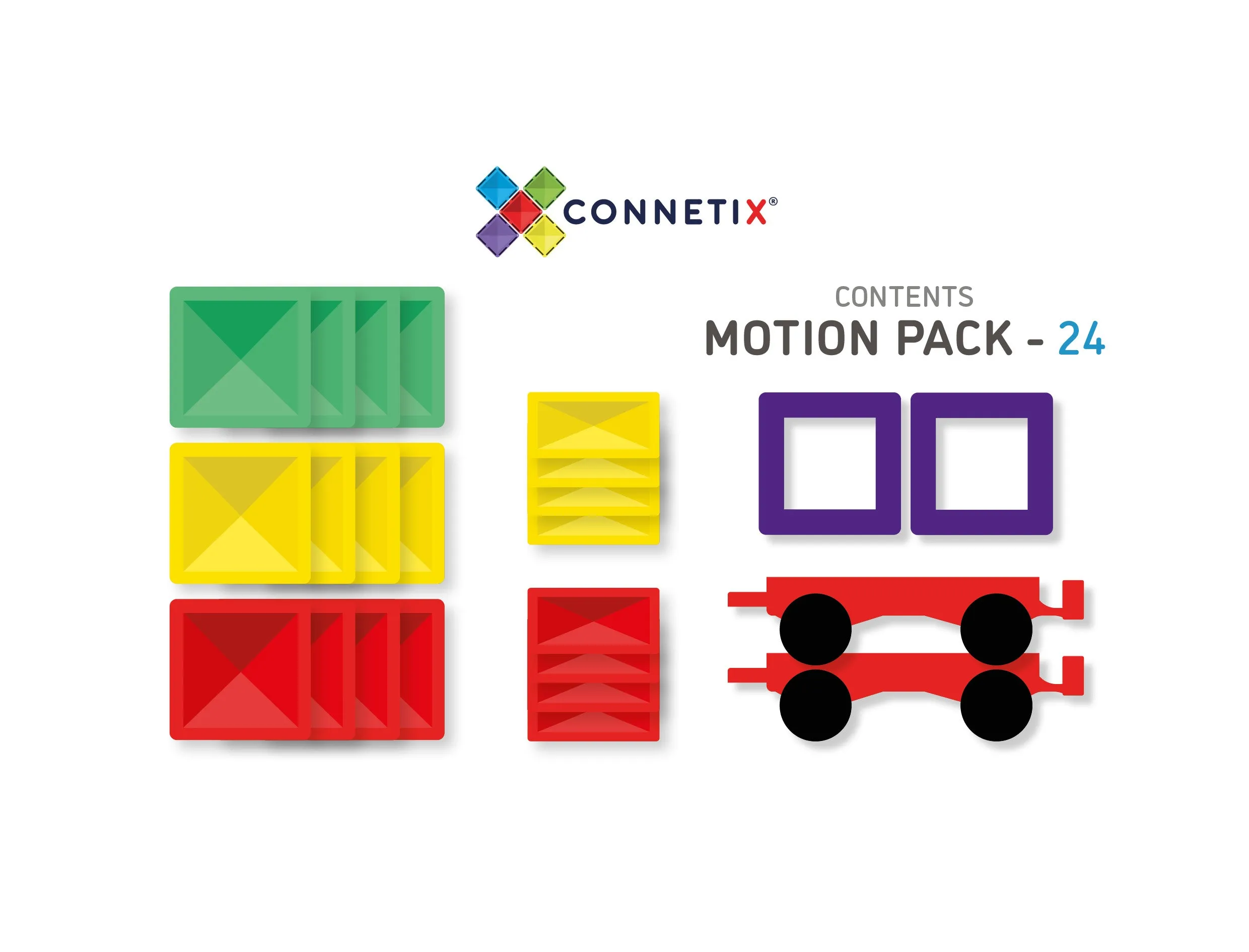 Connetix - 24 Piece Motion Pack