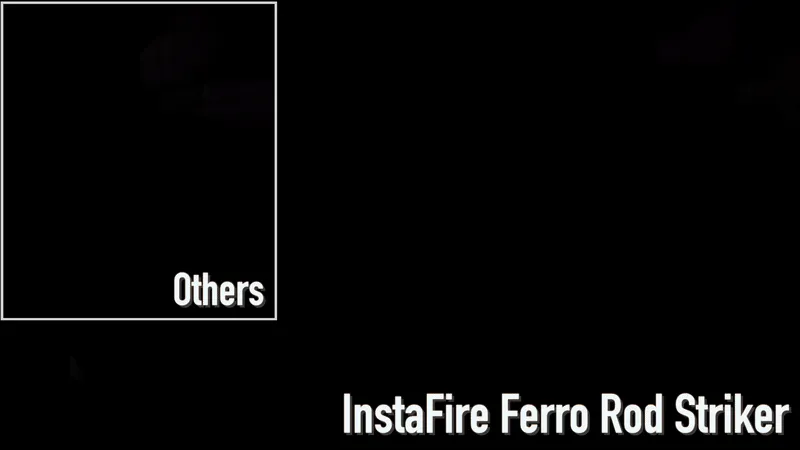 Ferro Rod Fire Starter w/ Paracord by InstaFire