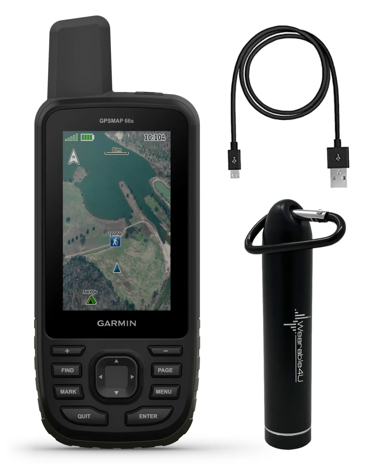 Garmin GPSMAP 66s Multisatellite Handheld with Sensors (NO TOPO Maps)