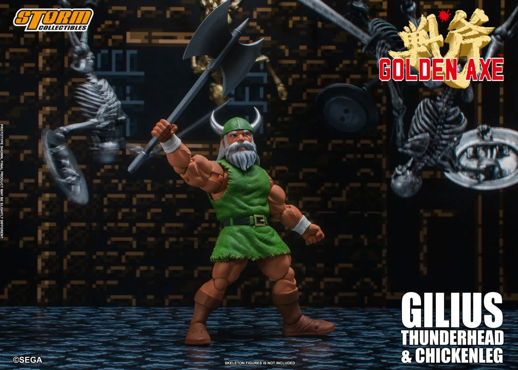 Gilius Thunderhead & Chicken Leg 1/12 Action Figure