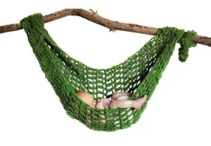 Green Newborn Hanging Hammock Pod