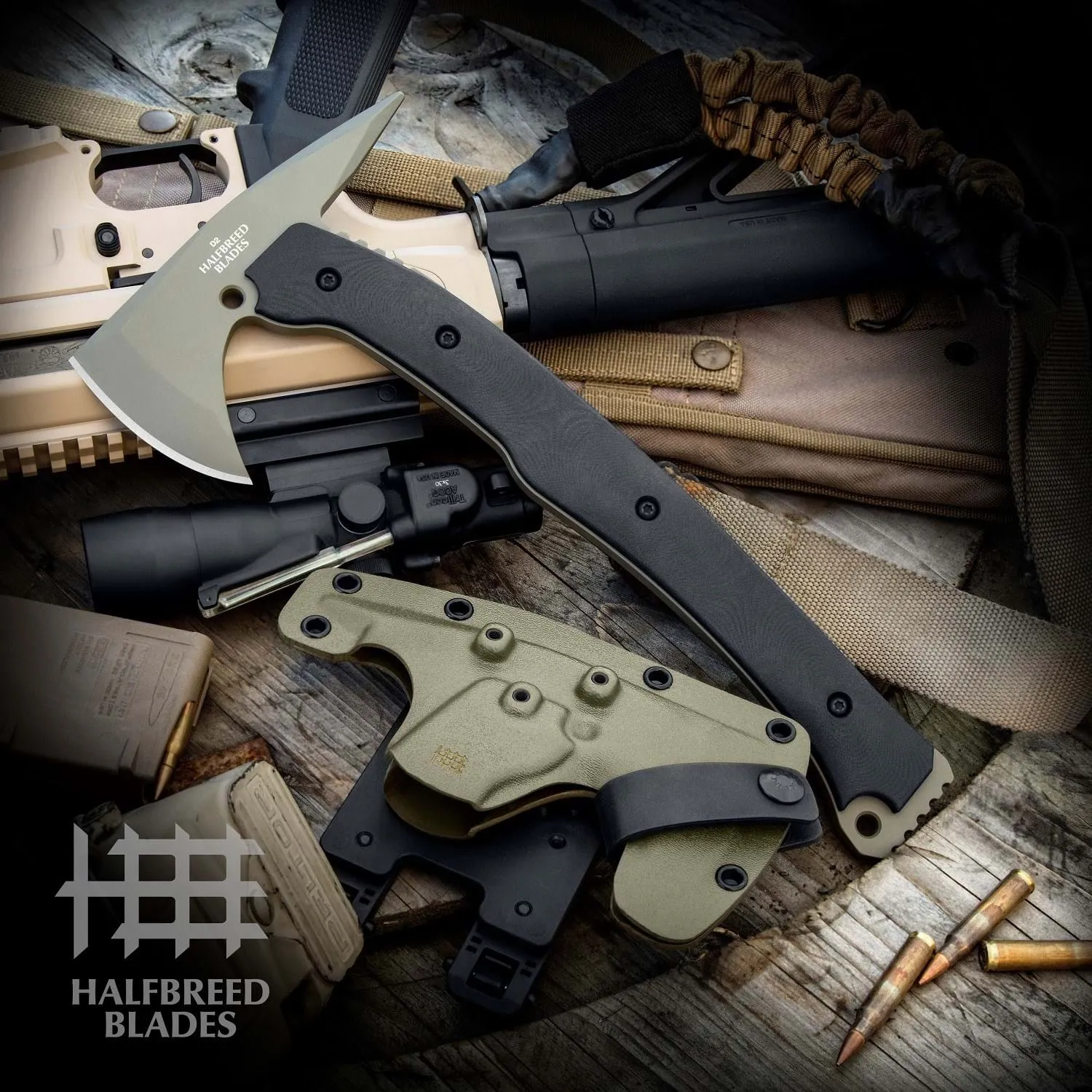 Halfbreed Blades Large Rescue Axe- Spike LRA-01