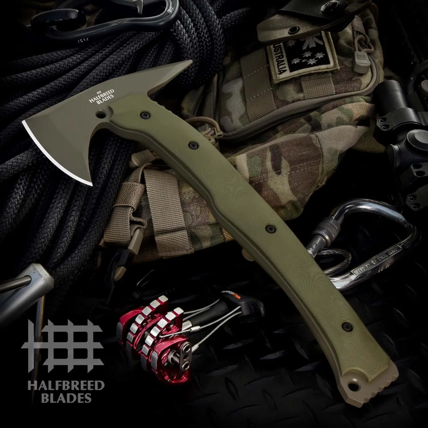 Halfbreed Blades Large Rescue Axe- Spike LRA-01