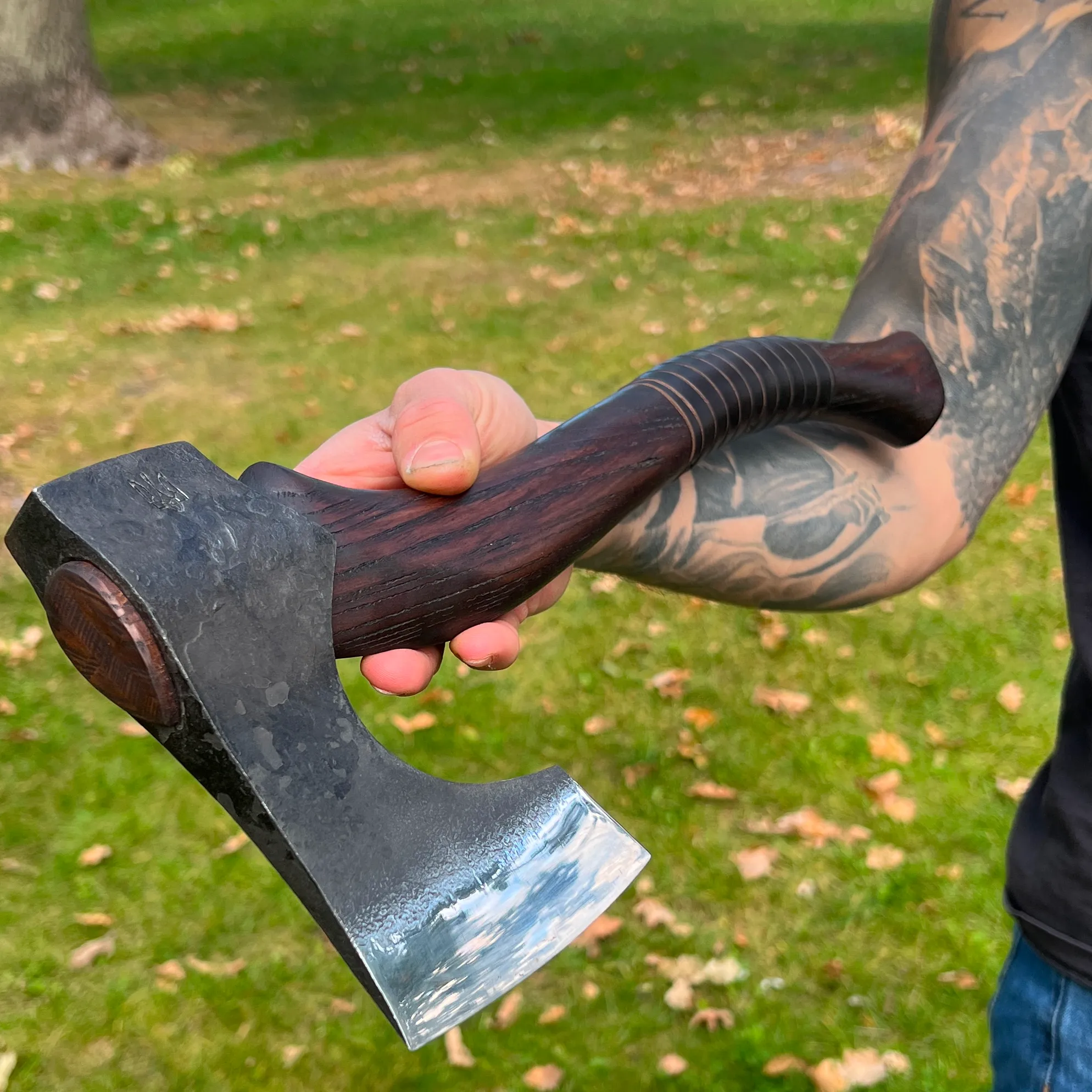 Handforged Modern Axe 'Woodsman'