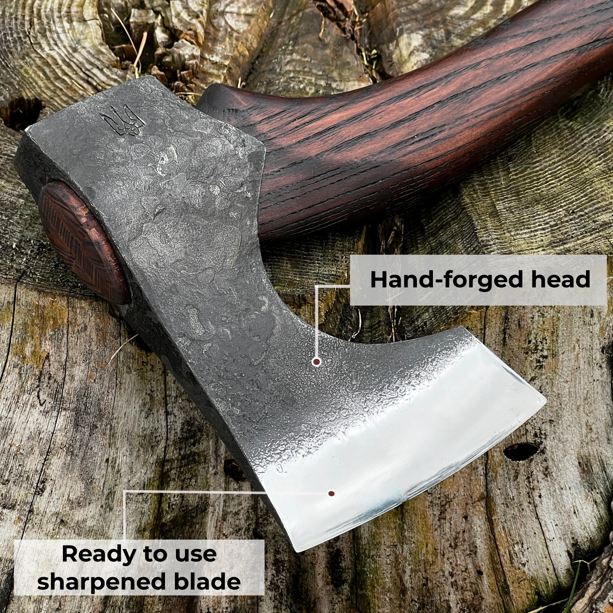 Handforged Modern Axe 'Woodsman'