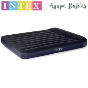 Intex Pillow Rest Classic Airbed with Internal Pump - Queen Size