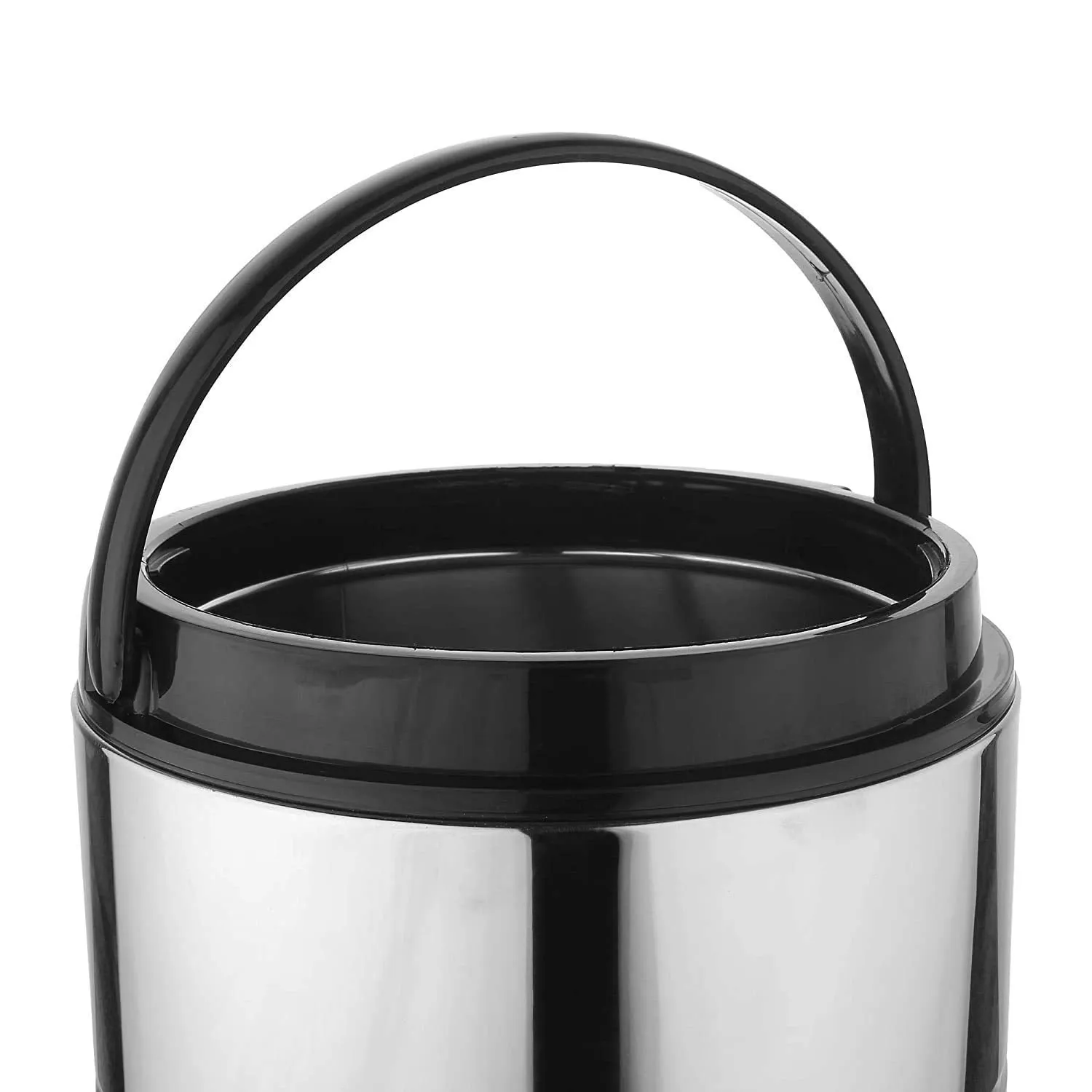 JSI Water Jug 5 Liters Stainless Steel Body with Plastic Easy to Carry Handle I Office Water Dispenser for HOT and Cold I Used by Kids As Well As Adults