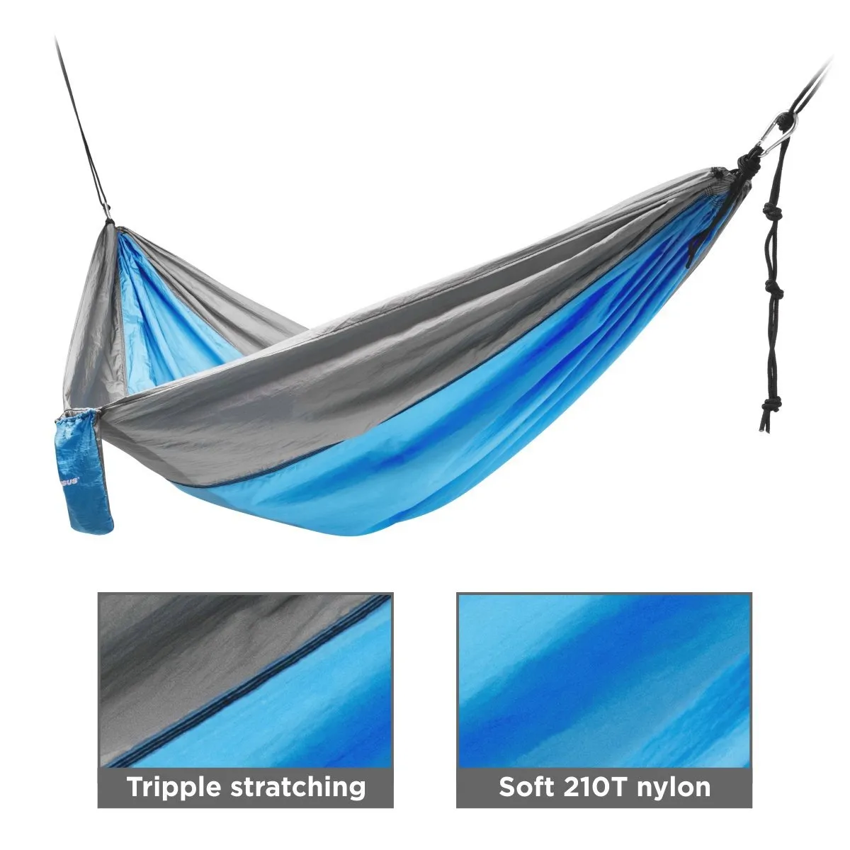 Large Nylon Hammock with Straps