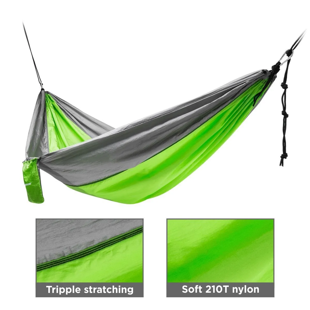 Large Nylon Hammock with Straps