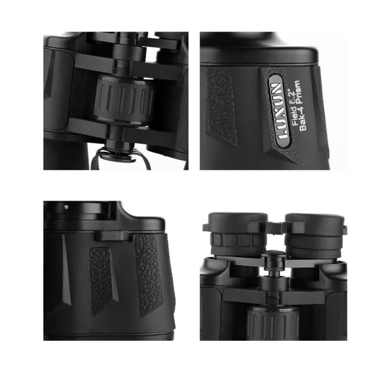 Luxun 20X50 Outdoor Binoculars  Low Light Night Vision Non-Infrared High Power Binoculars(Black)