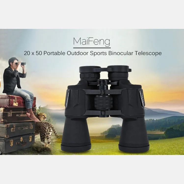 Maifeng 20x50 Waterproof High Definition High Times Outdoor Binoculars Telescope