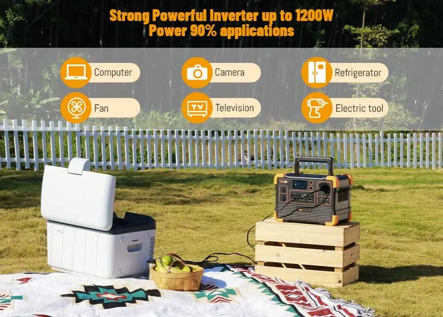 Maxim ThunderStorm 1.2Kva Power Station With LiFePO4 614Wh Battery, Solar Powered Generator