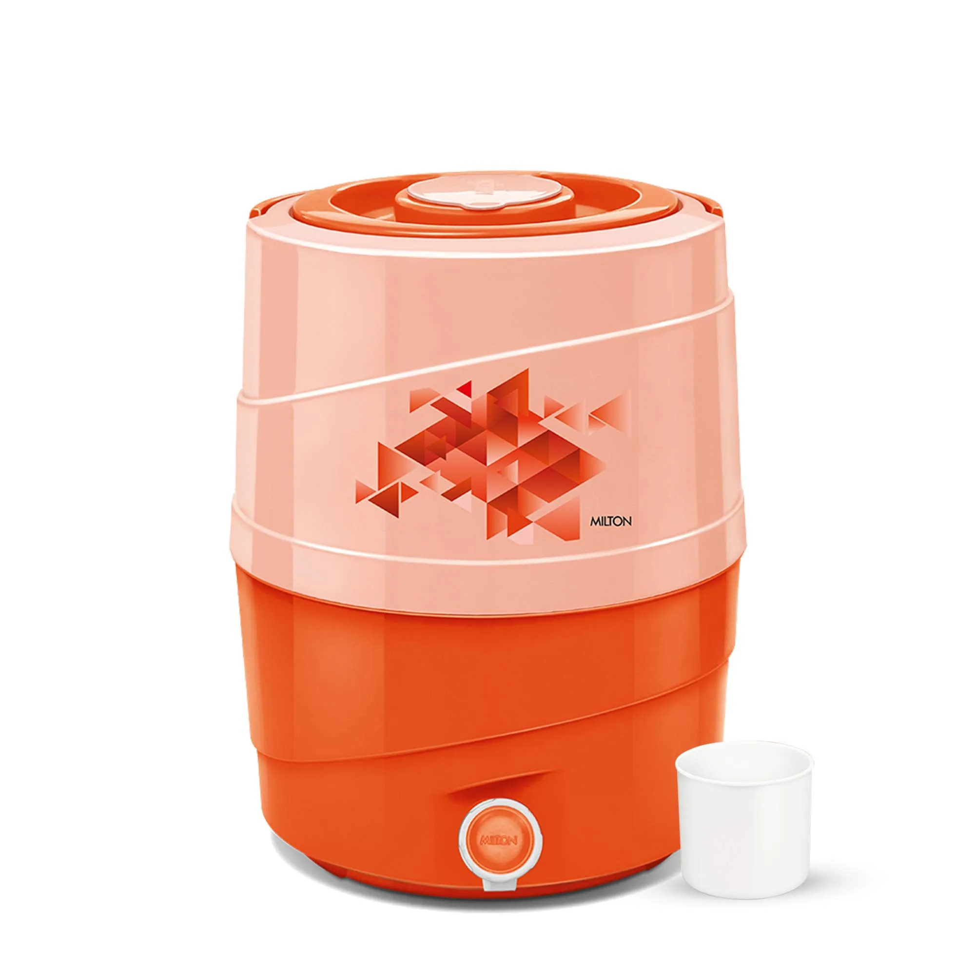 Milton New Kool Rover 12 Insulated Water Jug, 11 litres, Orange | BPA Free | Food Grade | PU Insulated