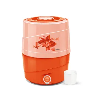 Milton New Kool Rover 12 Insulated Water Jug, 11 litres, Orange | BPA Free | Food Grade | PU Insulated