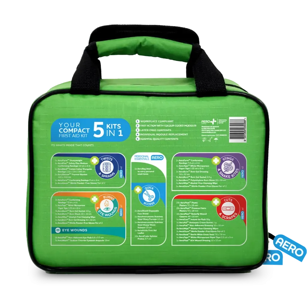 Mini Modular First Aid Kit 3 Series Softpack Emergency - 5 Modules