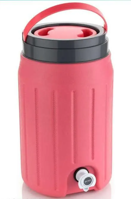 NETRA KITCHENWARE Plast Insulated Water Cooler Jug Pink 5 Litre [5000 ml]