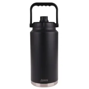 Oasis Insulated Double Wall Jug W/Carry Handle 3.8L- Black