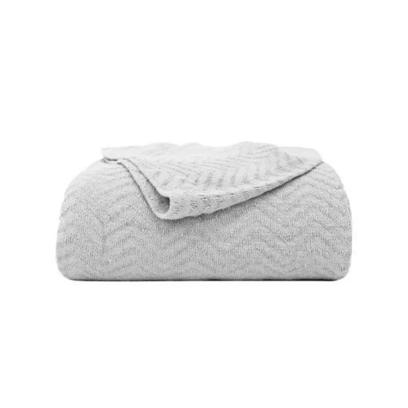 Odyssey Living Esplanade Check Cotton Blanket