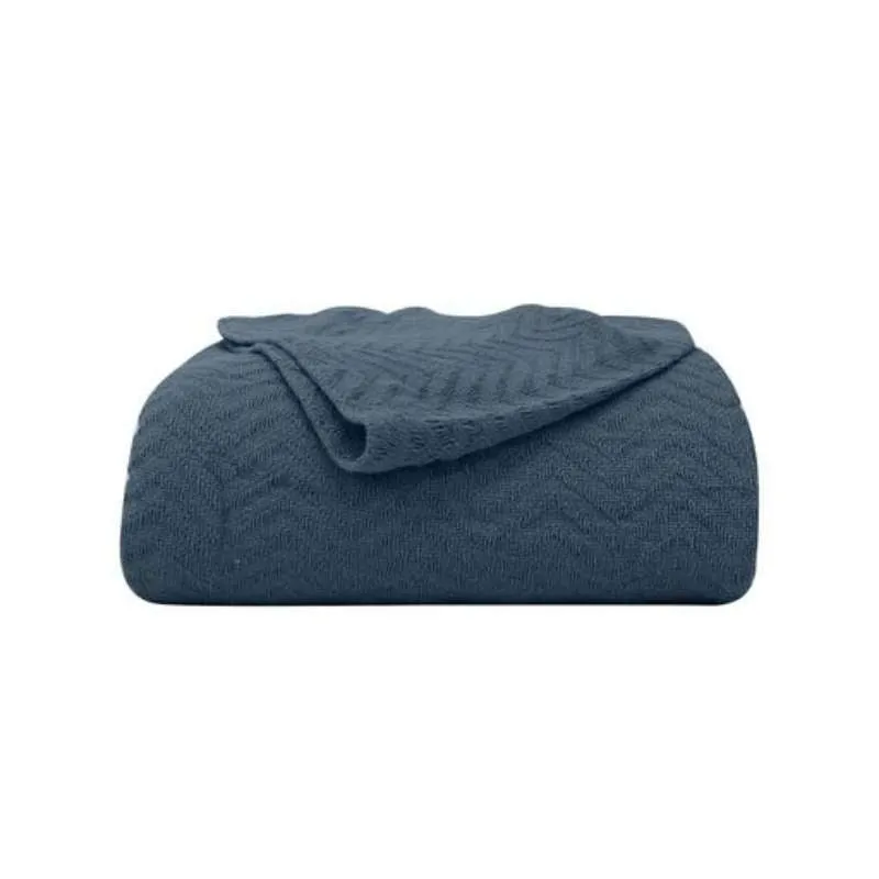 Odyssey Living Esplanade Check Cotton Blanket