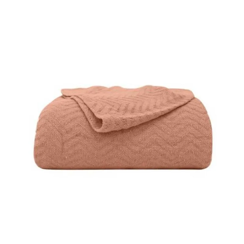 Odyssey Living Esplanade Check Cotton Blanket