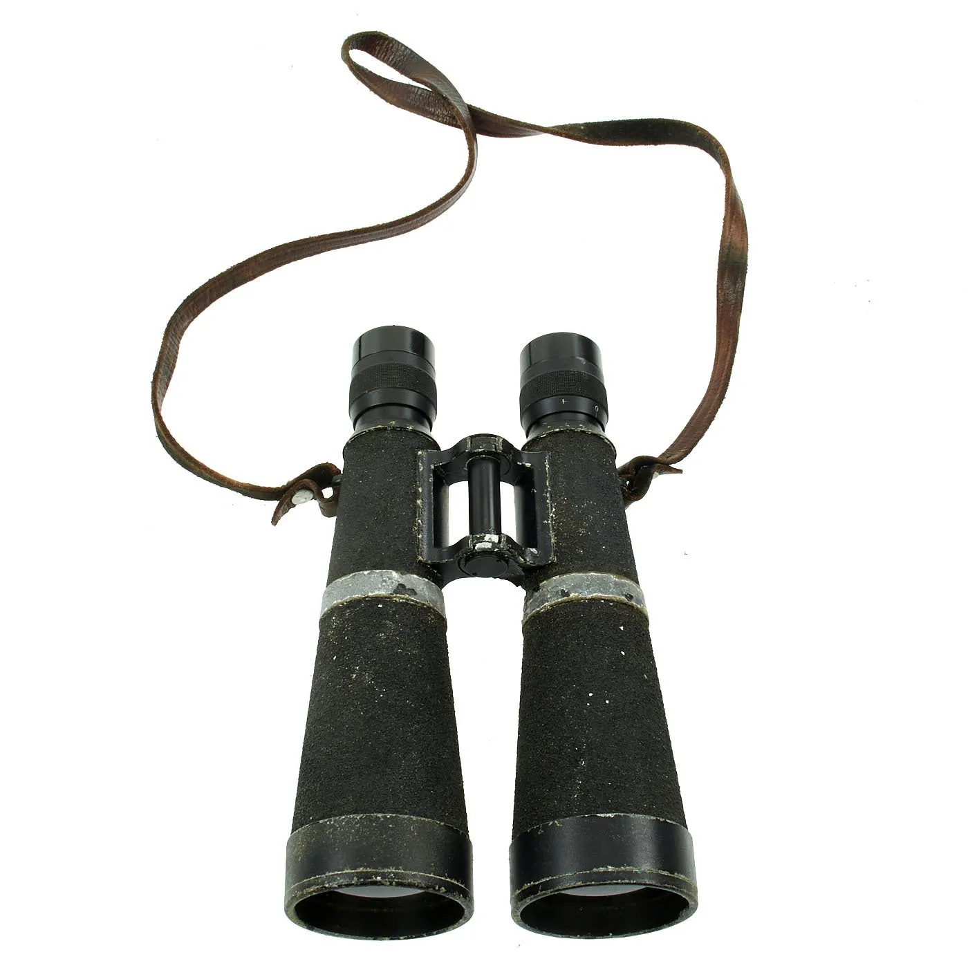 Original German Early WWII Hensoldt-Wetzlar 7x56 Nacht-Dialyt Binoculars with Filters and Case