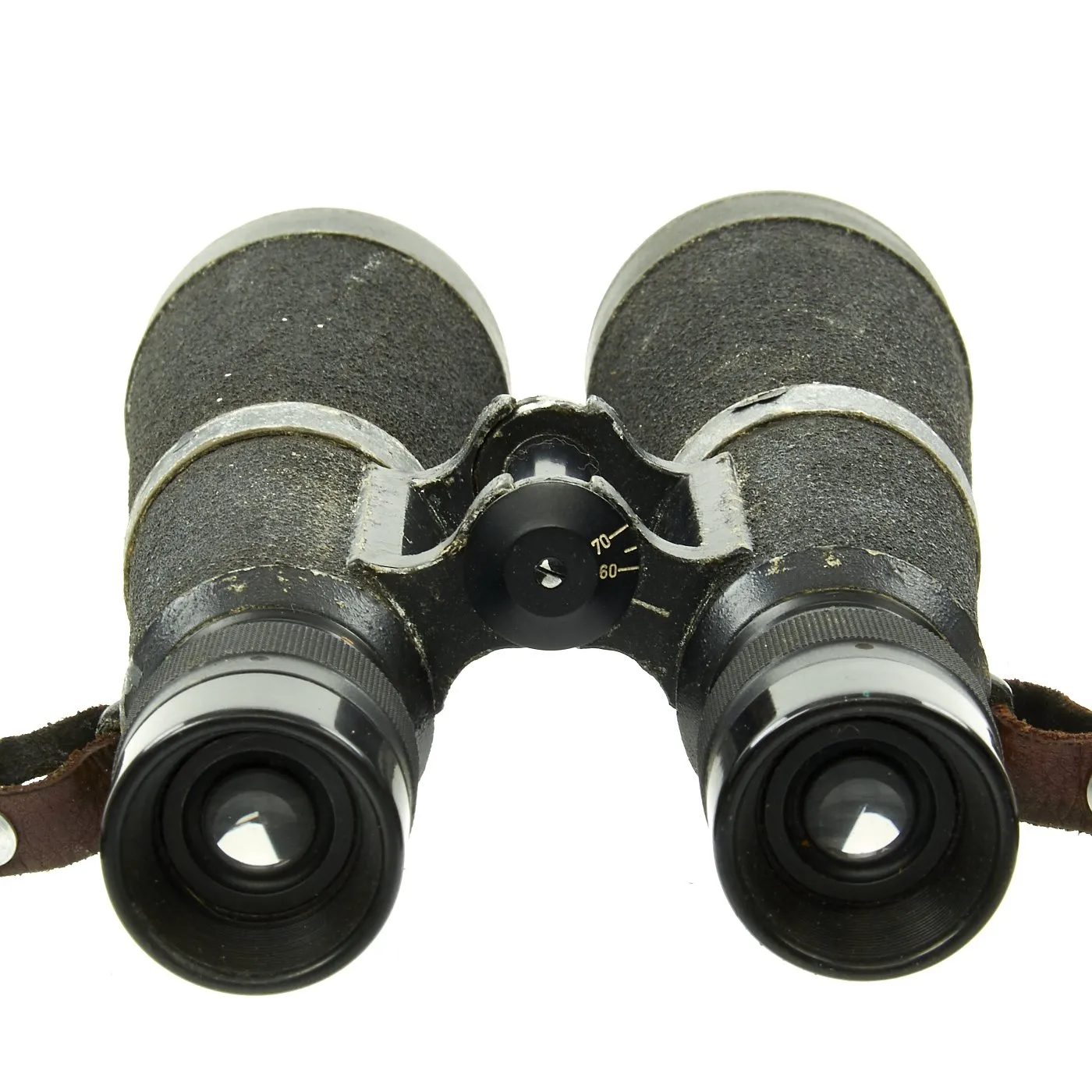 Original German Early WWII Hensoldt-Wetzlar 7x56 Nacht-Dialyt Binoculars with Filters and Case