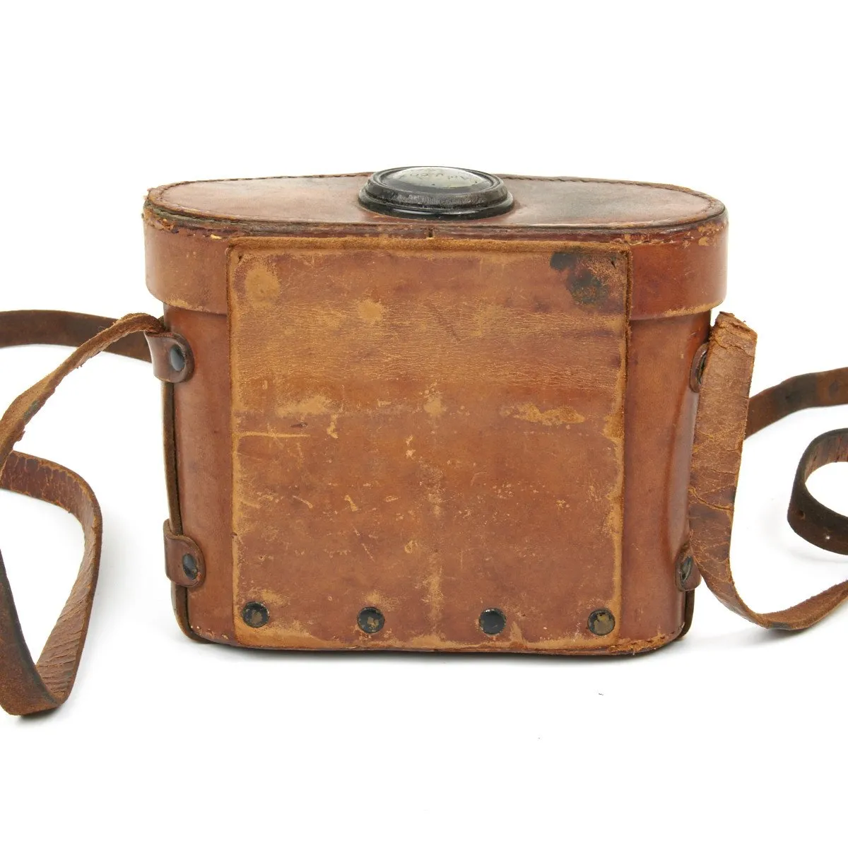 Original U.S. WWI Officer Binoculars in Lather Case - Named to Captain Cox