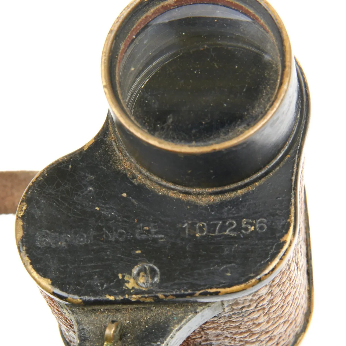 Original U.S. WWI Officer Binoculars in Lather Case - Named to Captain Cox