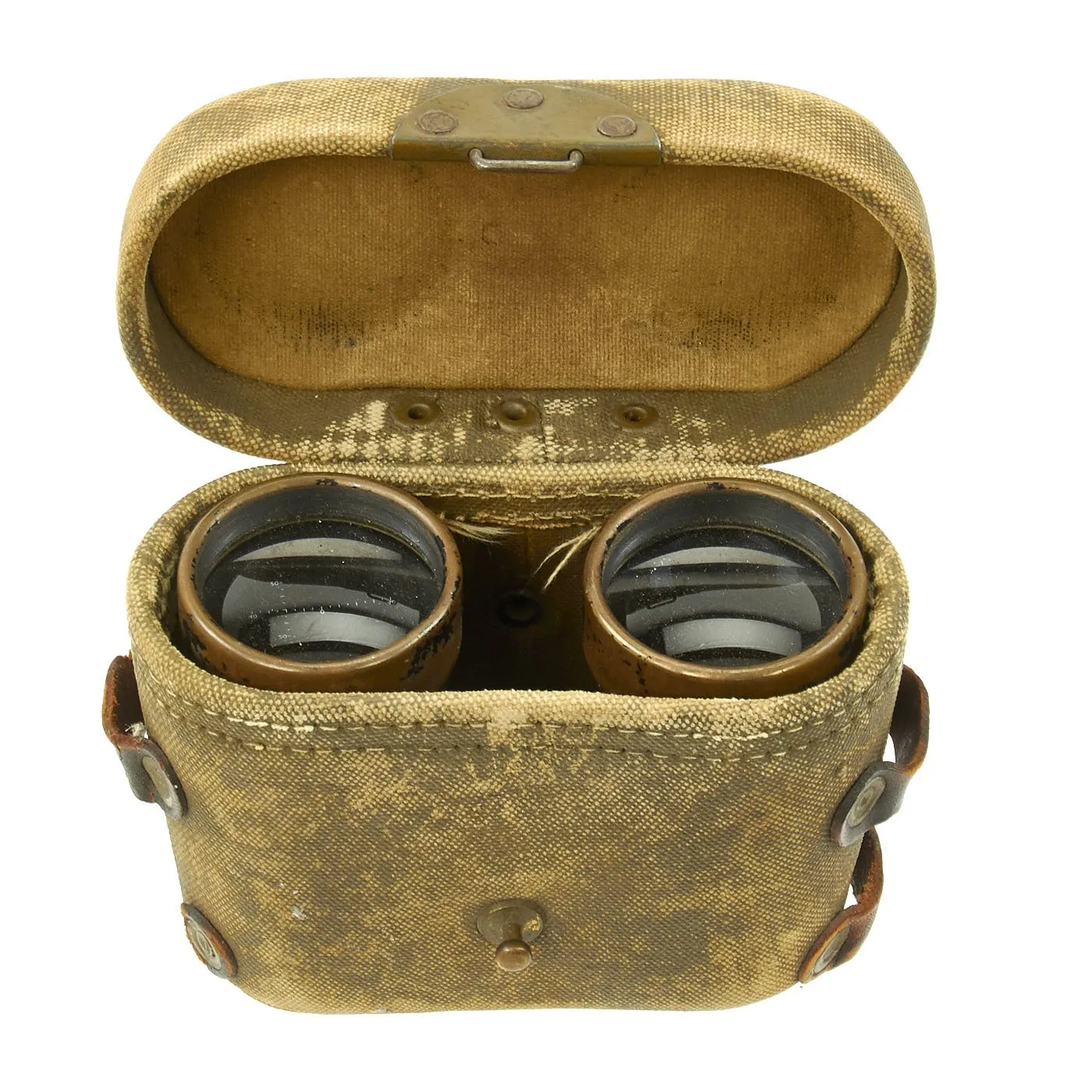 Original WWII Imperial Japanese Army Officer Binoculars with Tropical Case