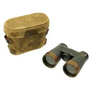 Original WWII Imperial Japanese Army Officer Binoculars with Tropical Case