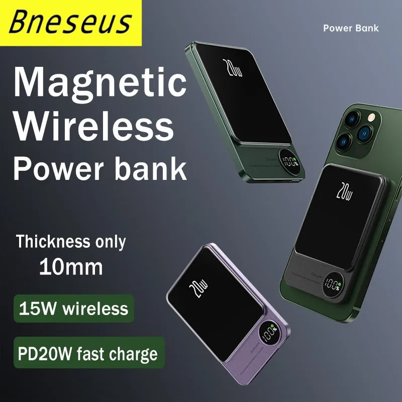 Powerbank Magnetic Wireless Fast Charger For iPhone 12 13 14 Pro Max