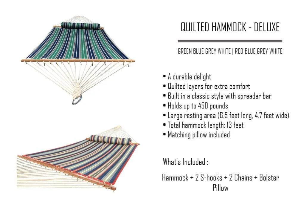 Quilted Hammock - Deluxe - OPEN BOX