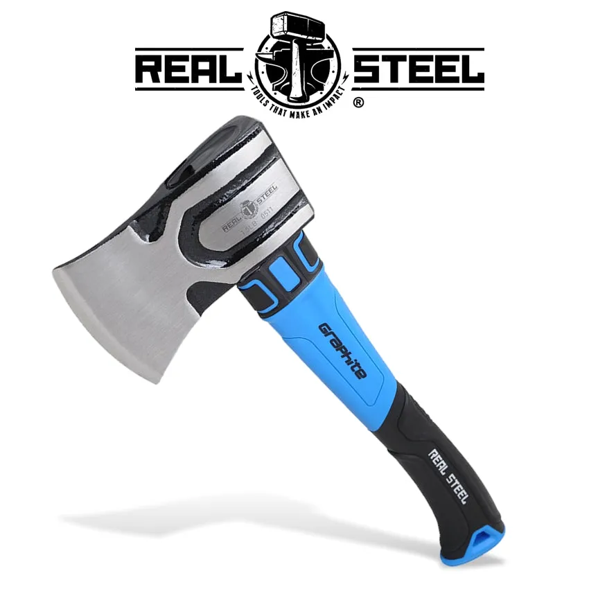 REAL STEEL AXE HAMMER HEAD SMALL GRAPH. HANDLE REAL STEEL RSH0511