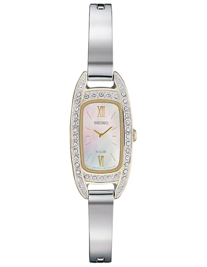 Seiko Womens Essentials - Swarovski Crystals - Stainless Steel - Mother of Pearl