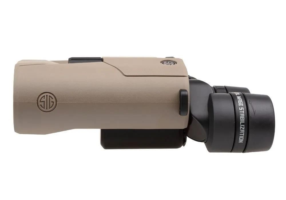 Sig Sauer Zulu6 FDE HDX OIS 20x42mm Waterproof Fog-Proof Roof Prism Binocular with Image Stabilization (SOZ6WP20)